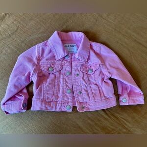 Old Navy Toddler Pink Jean Jacket